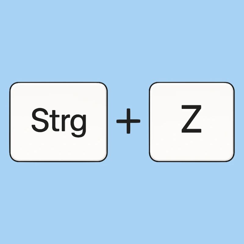 Strg + Z