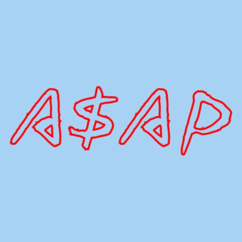 ASAP Neon Sketch Rot