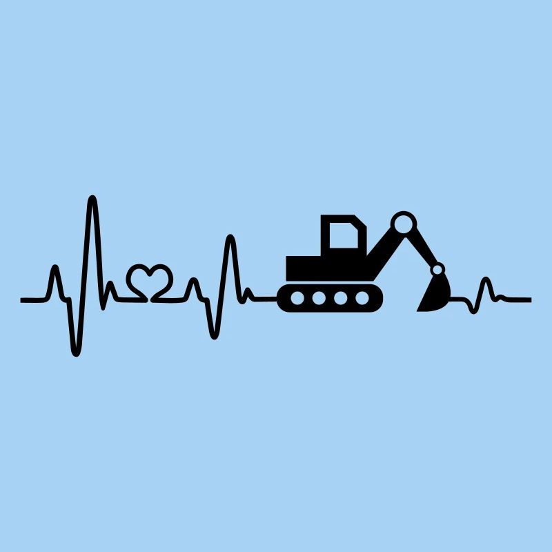 Bagger Baustelle Bauarbeiter Baggerfahrer Geschenk