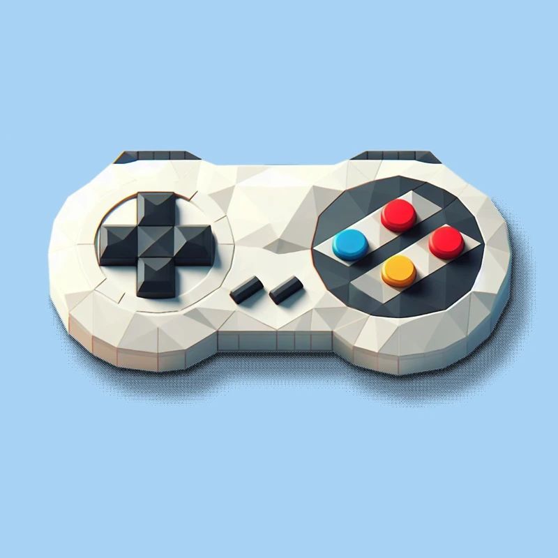 Retro Gaming - 16bit Controller for Video Games