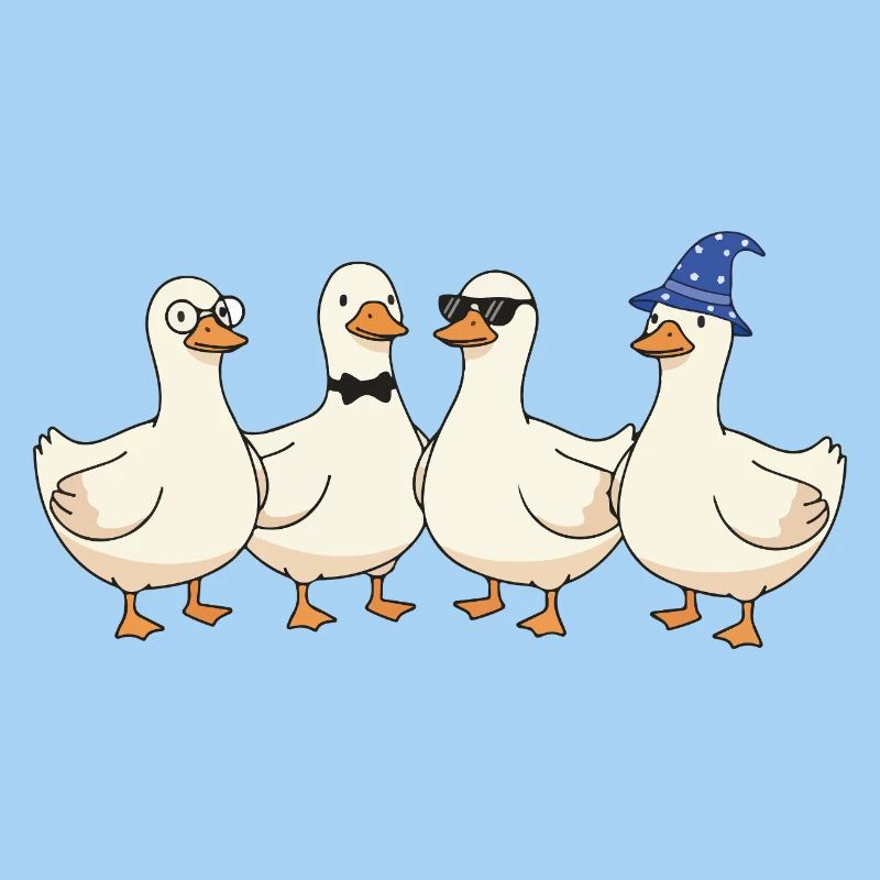 Quakquartett mit Stil