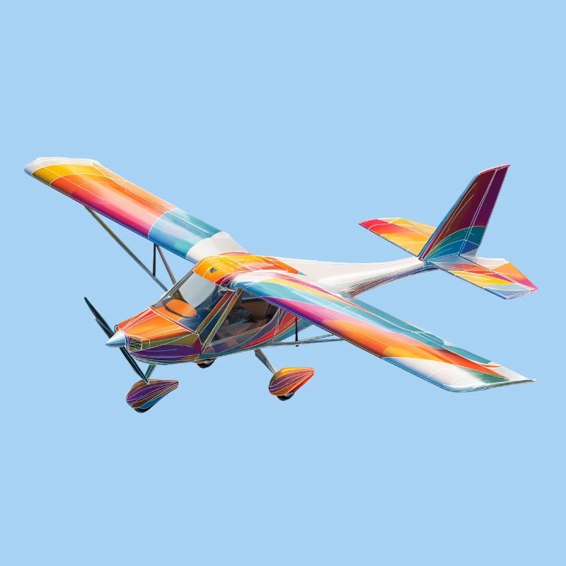 RC Rainbow Airplane Pattern