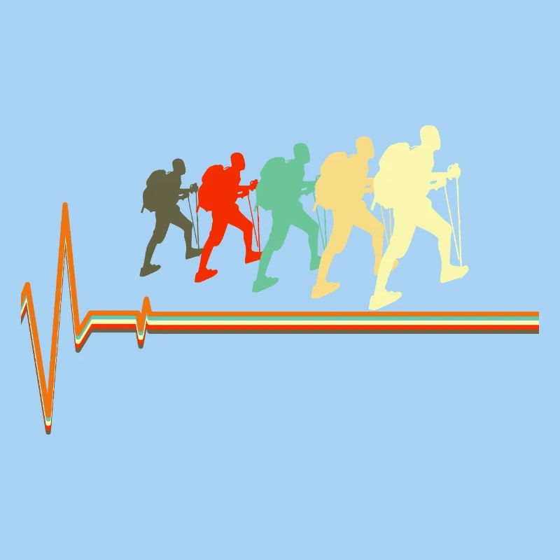 Retro-Wander-Heartbeat-Puls-Silhouette