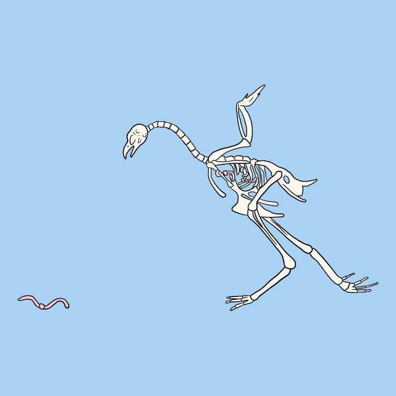 Skeletthenne