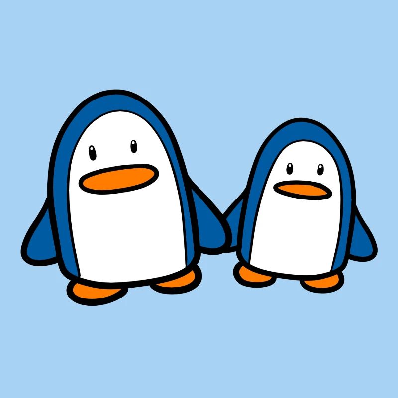 Two penguins