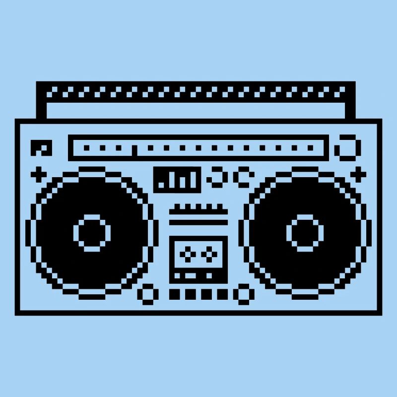 8bit Pixel Boombox