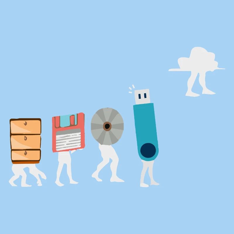 Cloud-Computing-Lustige Programmierer-Daten-KI-Software