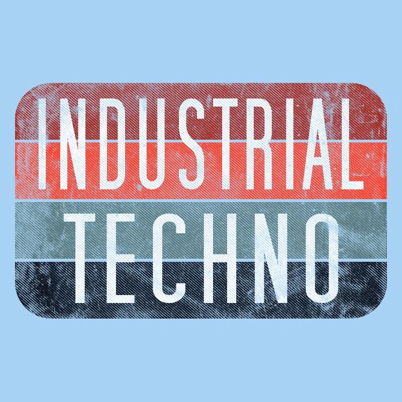 Industrial Techno Retro Gradient