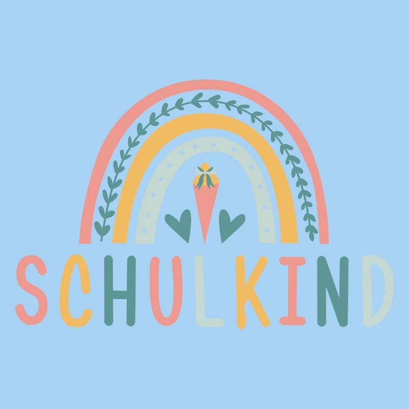 Schulkind - Regenbogen