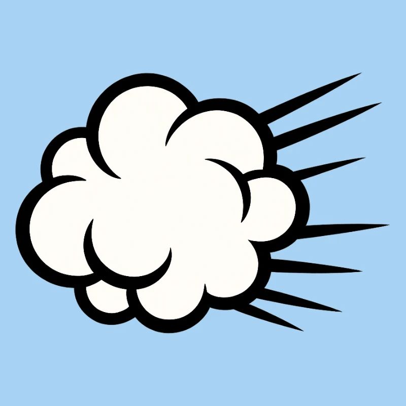 Wolkenbruch Karikatur