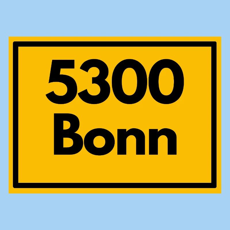 OLD POSTCODE POSTCODE RETRO 5300 BONN - RHEIN SIEG