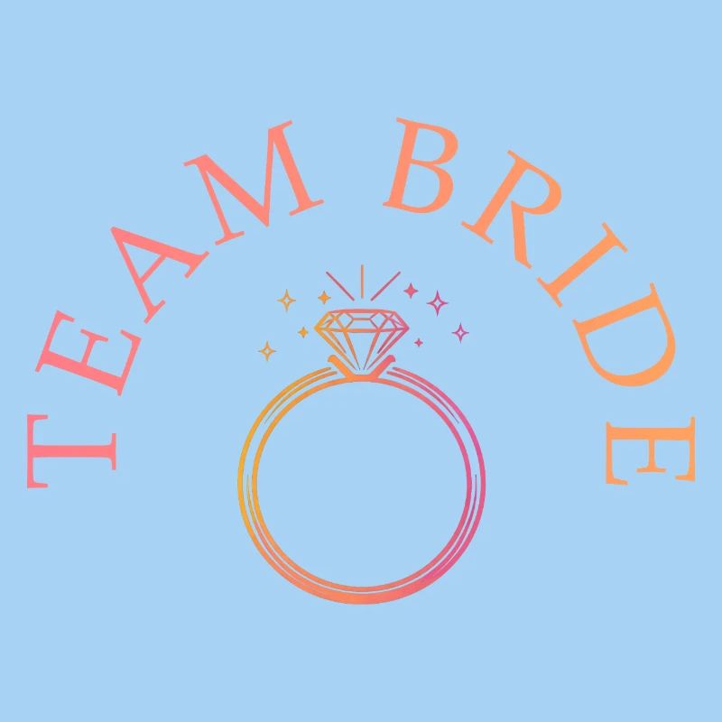 Team Bride - Ring - customizable