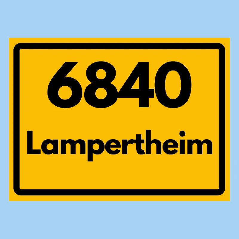 ANCIEN CODE POSTAL RETRO 6840 LAMPERTHEIM