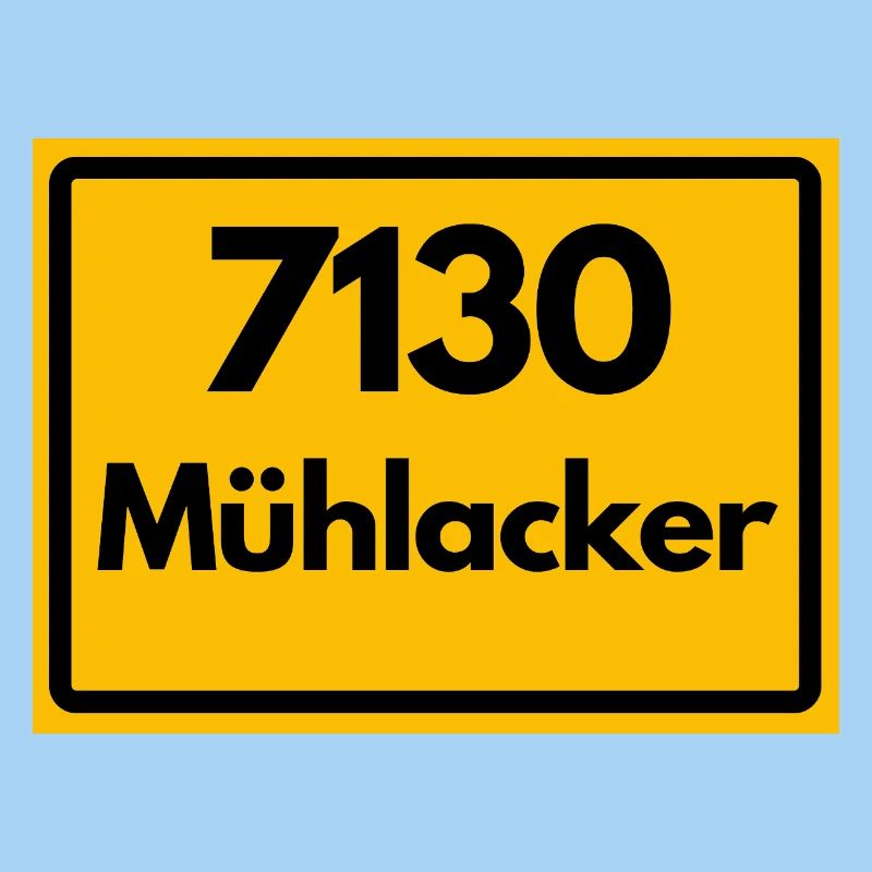 ALTE POSTLEITZAHL PLZ RETRO 7130 MÜHLACKER HEIMAT