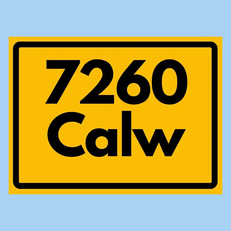 ANCIEN CODE POSTAL RETRO 7260 CALW HEIMATSTOLZ