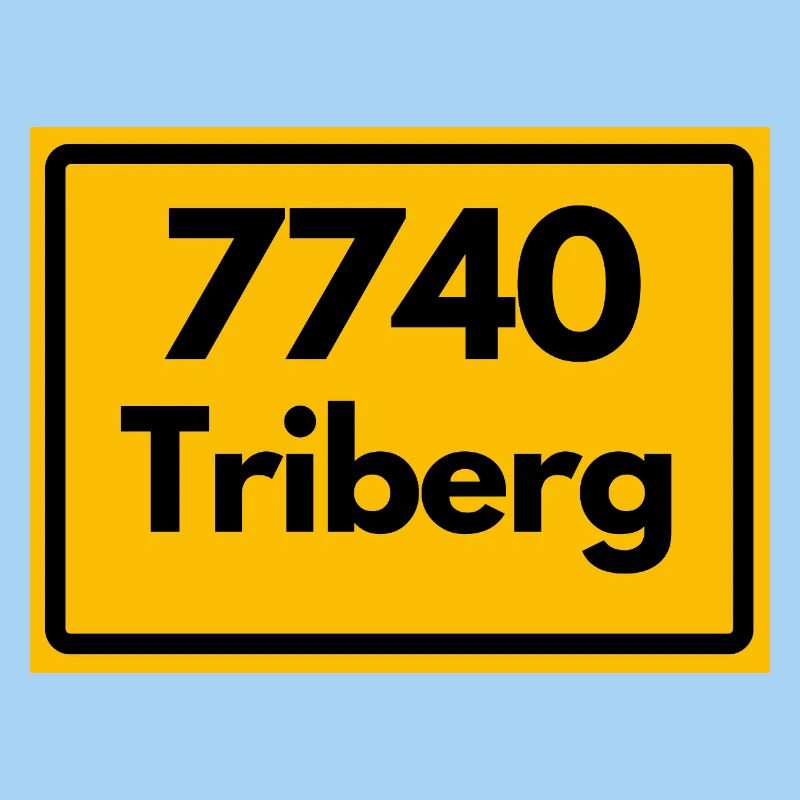 ANCIEN CODE POSTAL RÉTRO 7740 TRIBERG HEIMAT