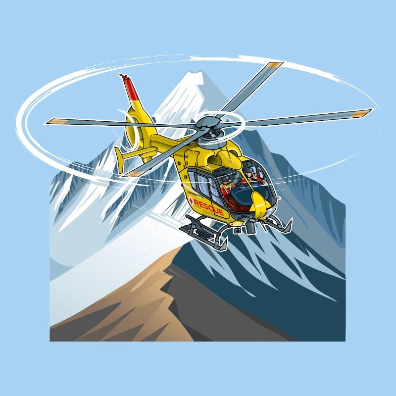 Hubschrauber im Anflug