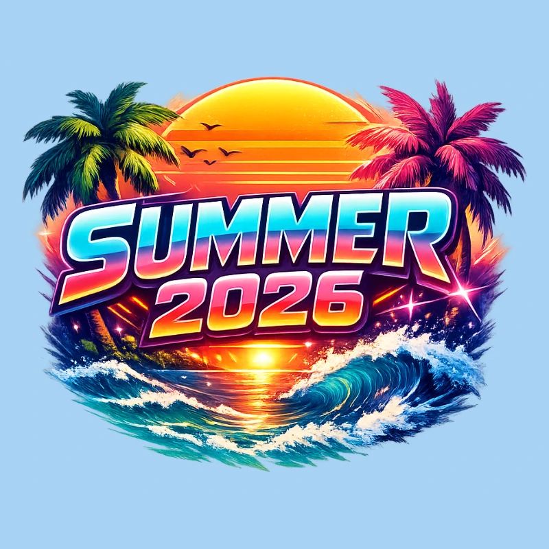 Sommer 2026 Neon Retro