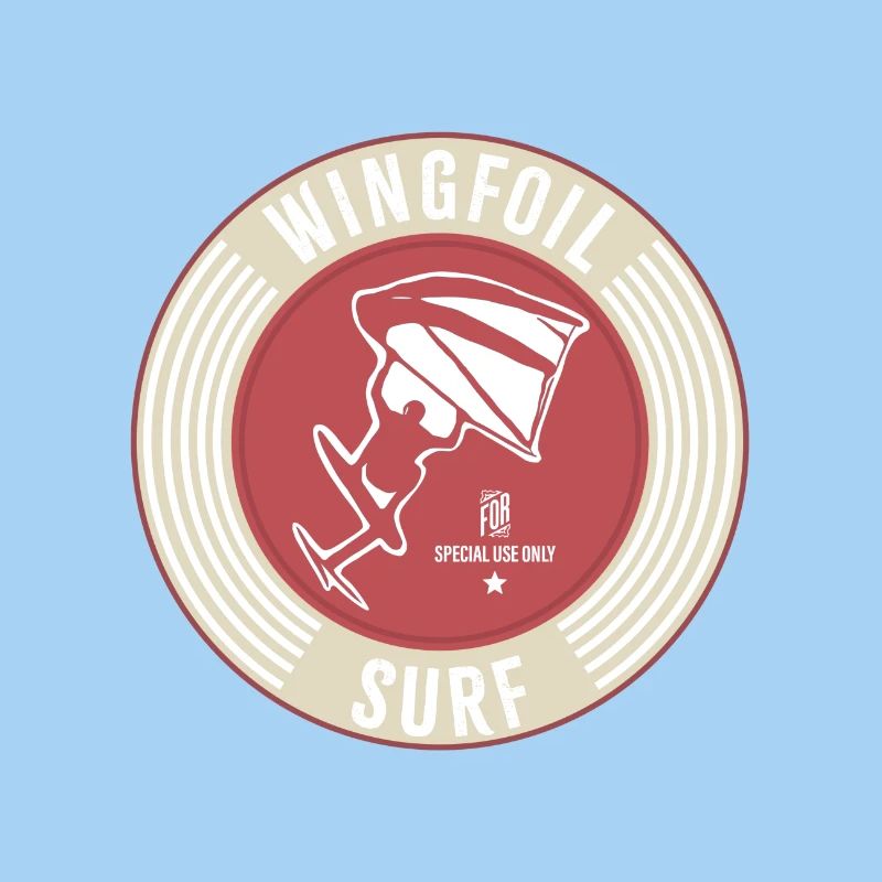 Étiquette Wingfoil Surf-Label