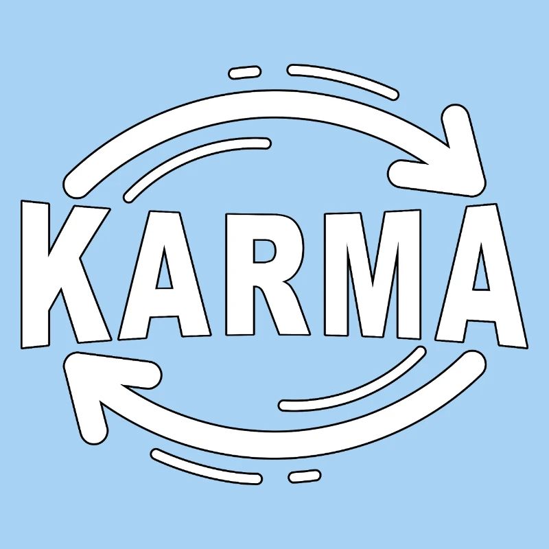 Karma - Minimalistisches Statement Design