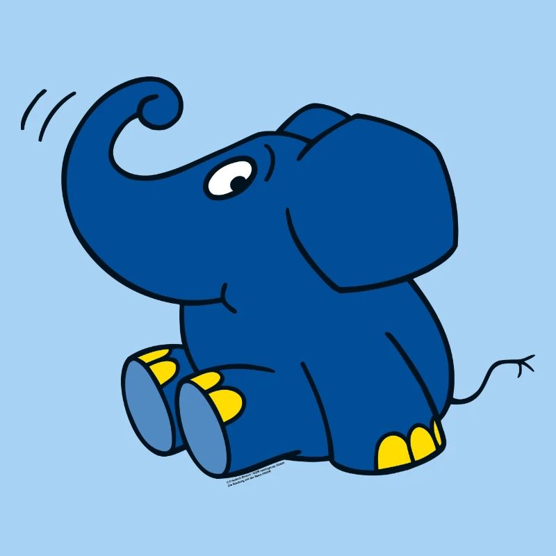 Der Elefant - sitzend