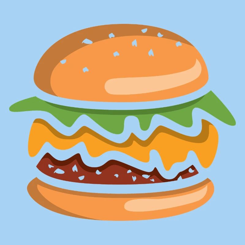 Comic Burger Cheeseburger