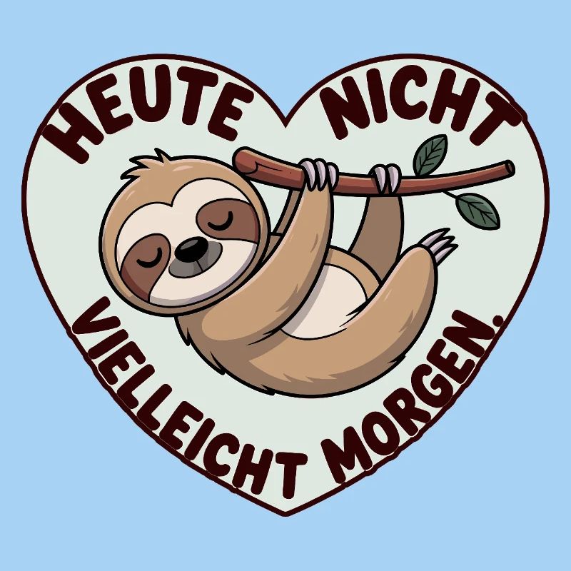 Today Not Maybe Tomorrow Sloth Saying