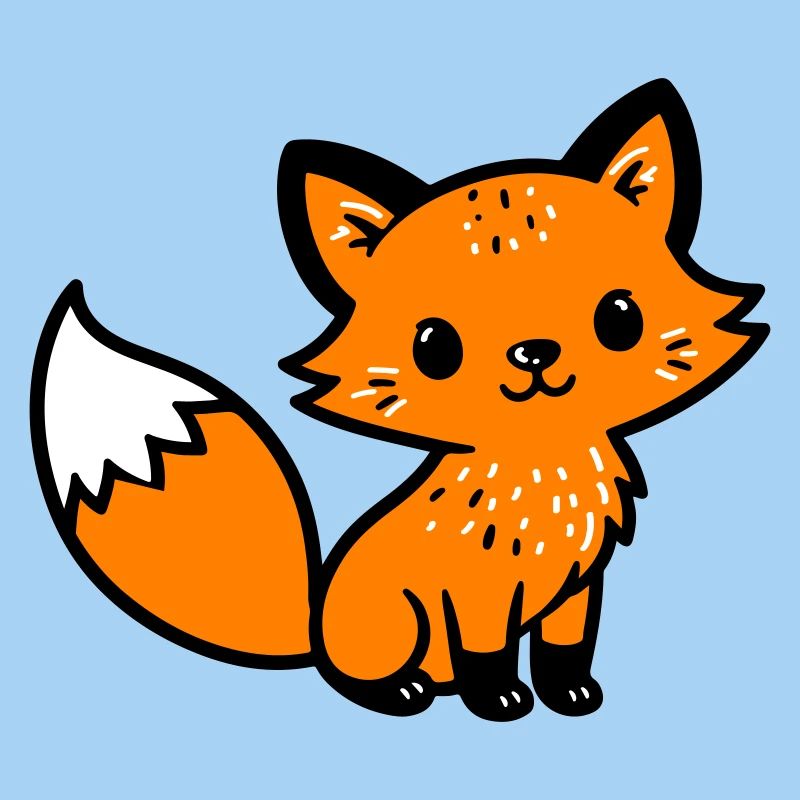 Fuchs Niedlich Comic