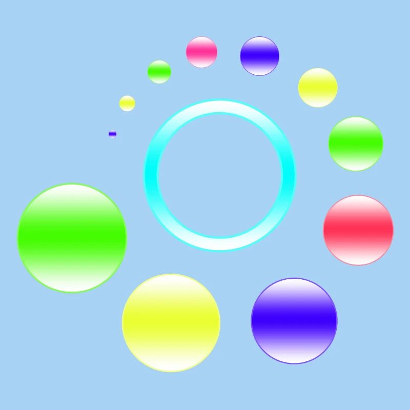 Neon Orbit Ringburst