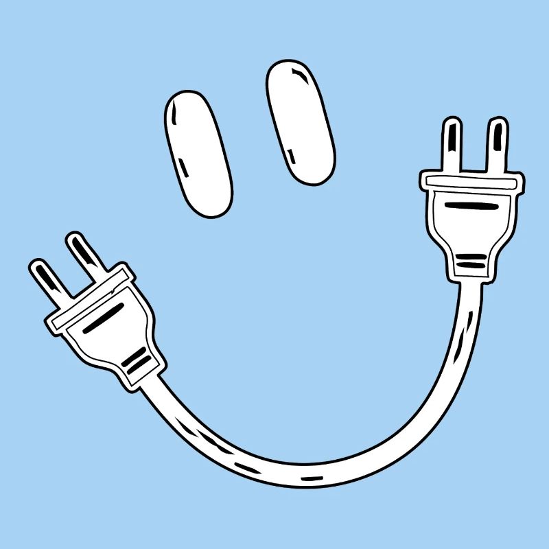 Strom Schuko Stecker Steckdose Elektrik Geschenk