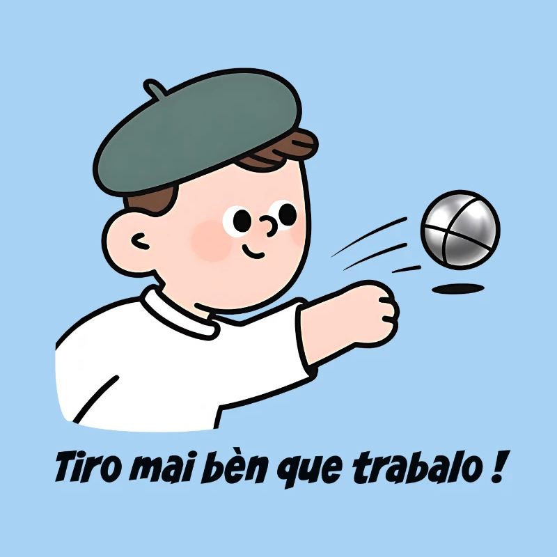 As a pétanque player, I shoot better than I work