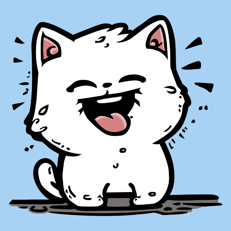 Loughing Kitty