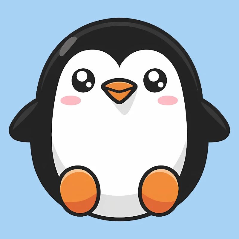süßer Pinguin