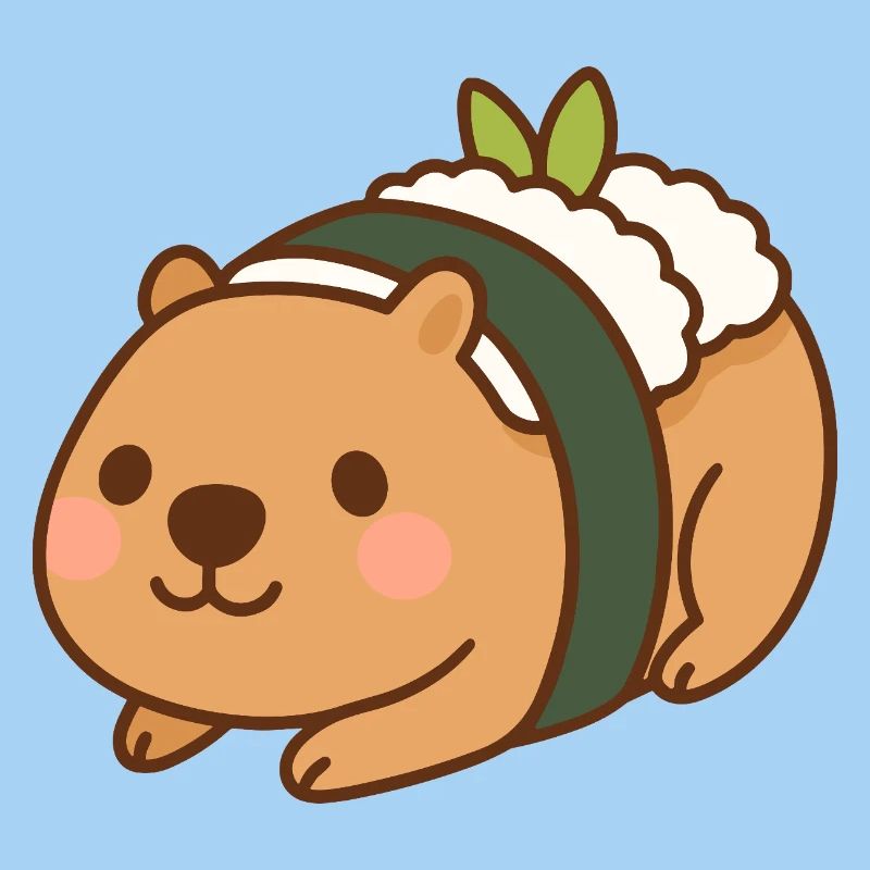 Capybara Sushi – niedlich & lecker 🍣🦫