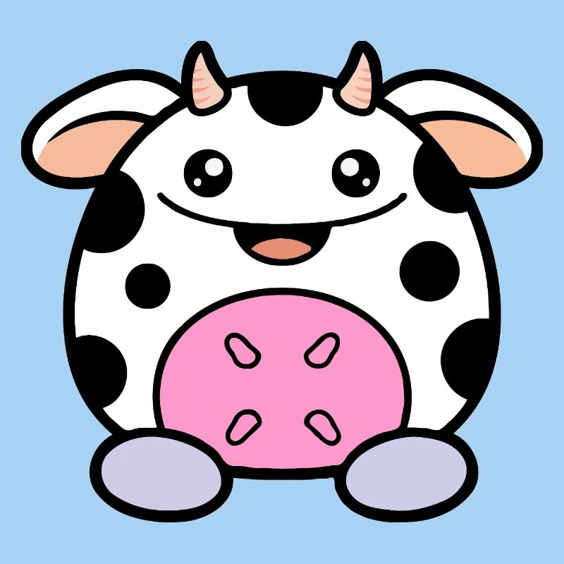 Kawaii Kuh Plüschtier