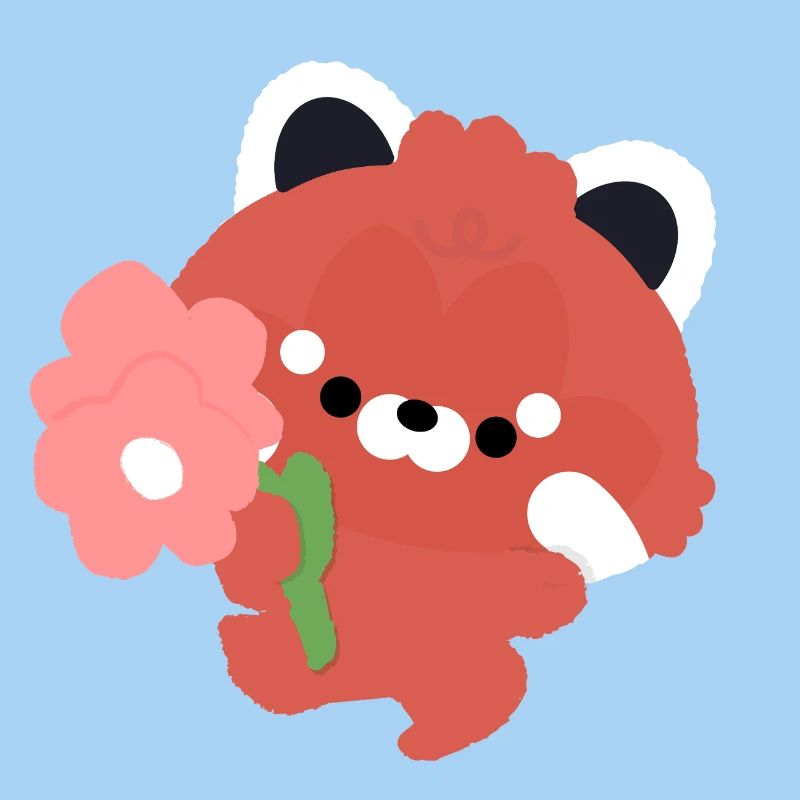 Romantic Red Panda