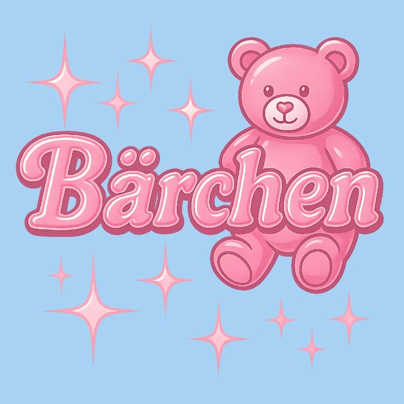 bärchen / y2k spitzname statement design