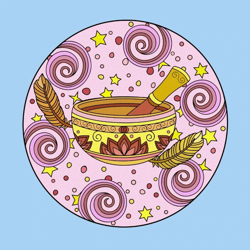 Spiral Singing Bowl Pattern
