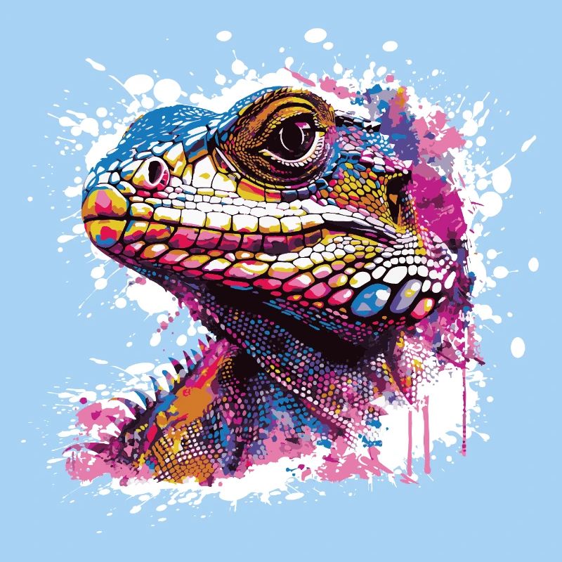 Graffiti de lézard