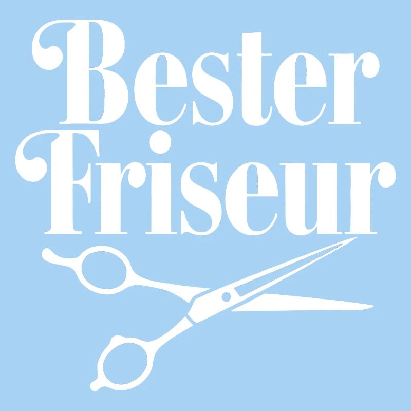 Bester Friseur mit Scheren-Logo