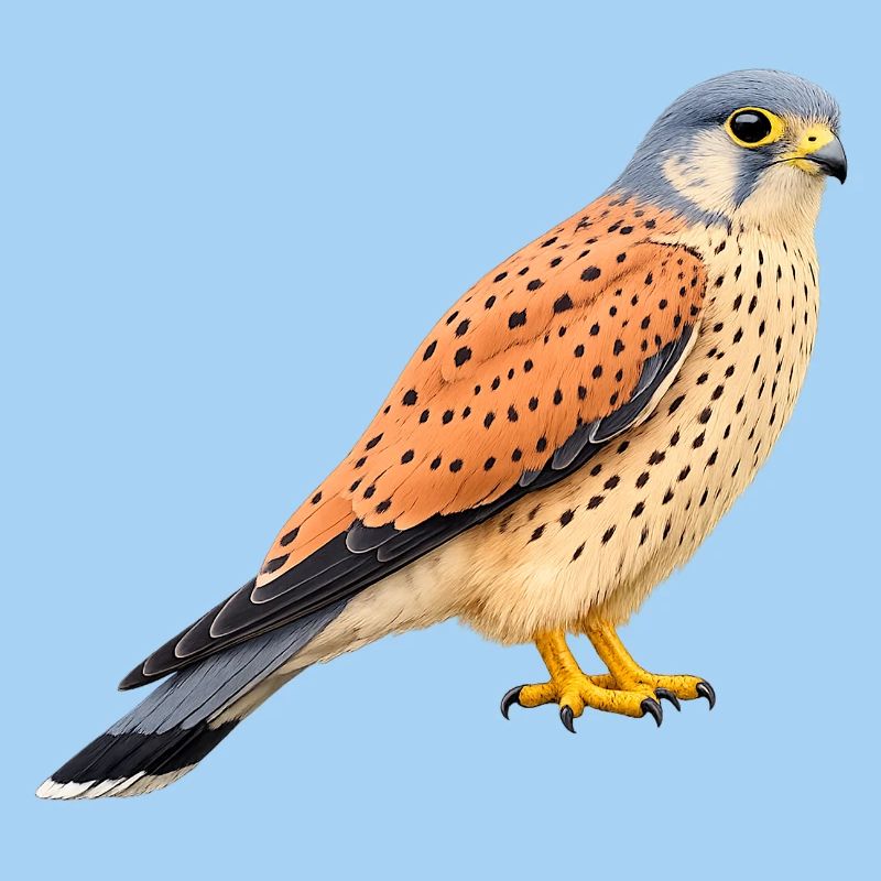 Common kestrel male
