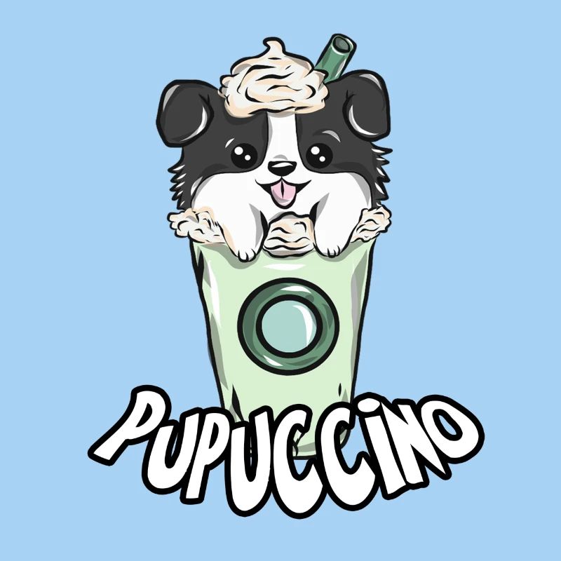 Hund Kaffe Cappuccino