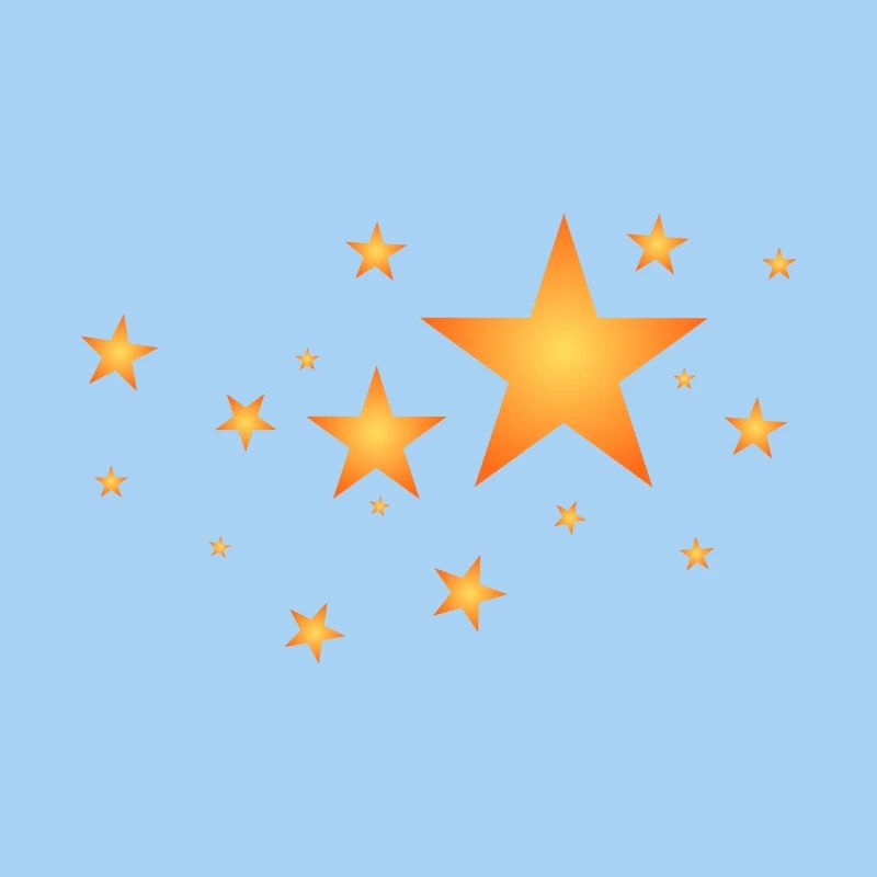 Stars in Orange