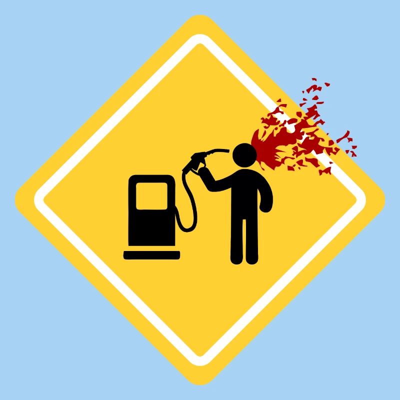 Danger: Station d’essence
