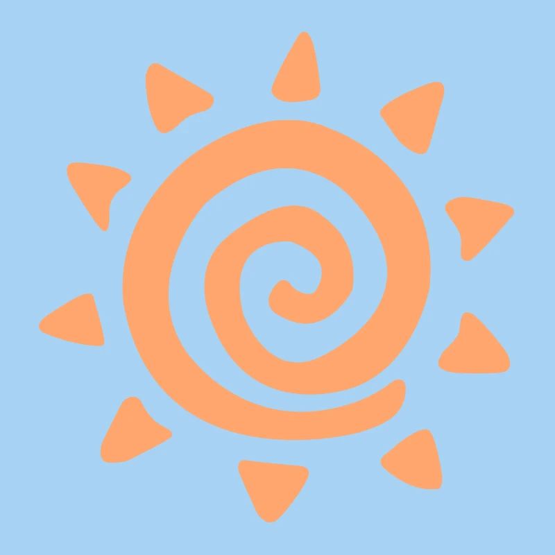 Logo soleil simple