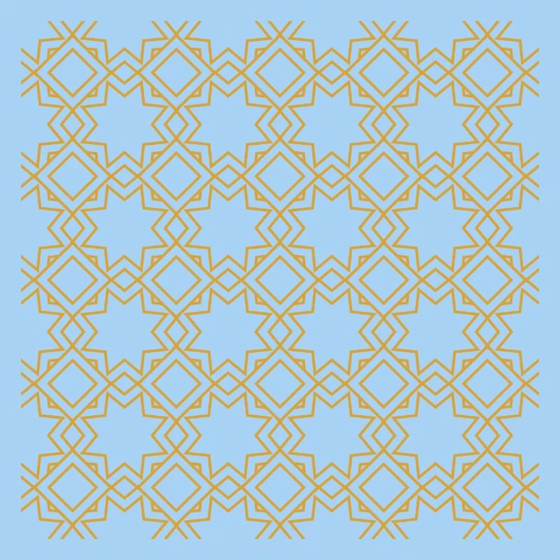 Golden arab islamic pattern