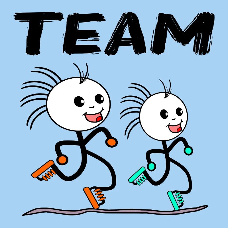 RUNNING TEAM KNITTING MAN RUNNING RUNNING GROUP