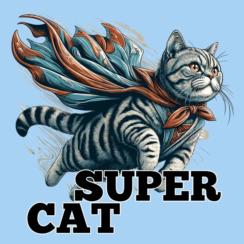 Super Katze Britisch Kurzhaar BKH getigert