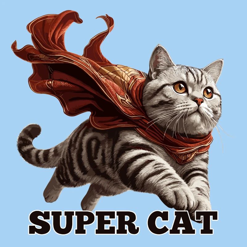Super Katze Britisch Kurzhaar BKH getigert