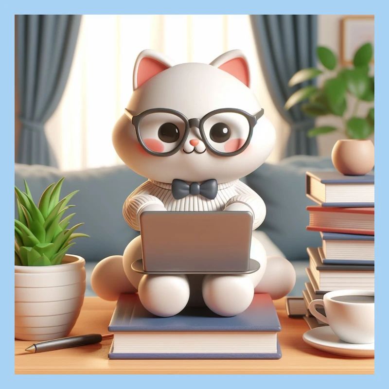 3D-Computer-Katze